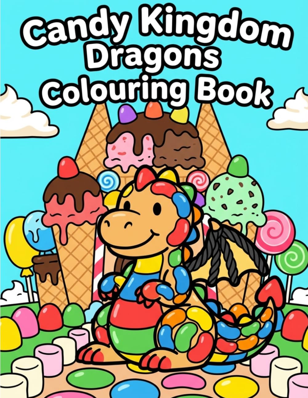 Candy Kingdom Dragons: Colouring Book baixar o livro de graça
