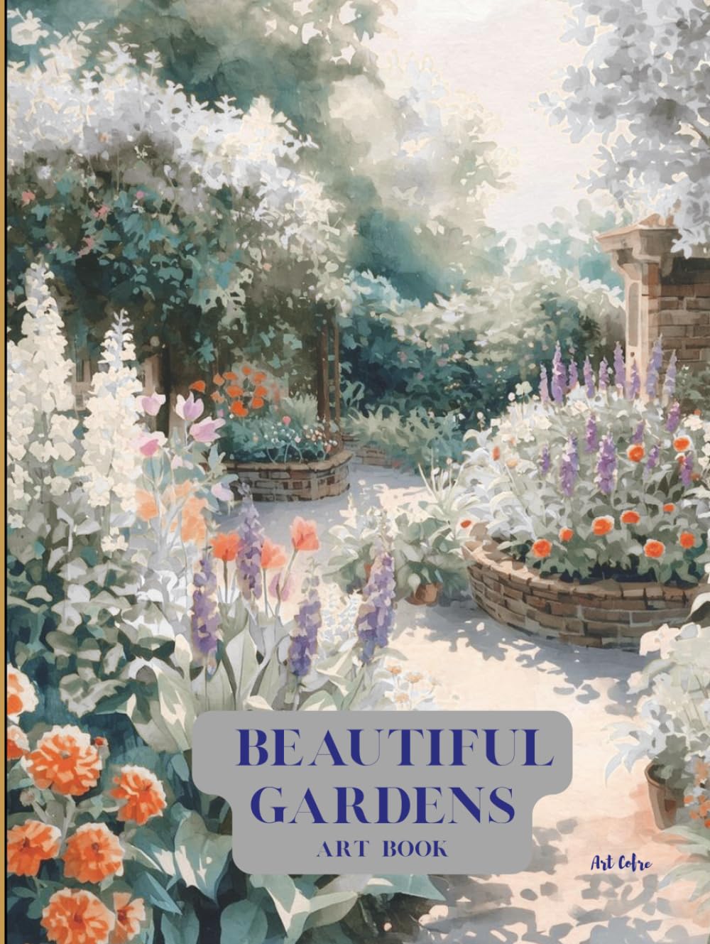 ler totalmente Beautiful Gardens Art Book: Gardening Ideas (Ai Generated Paintings)