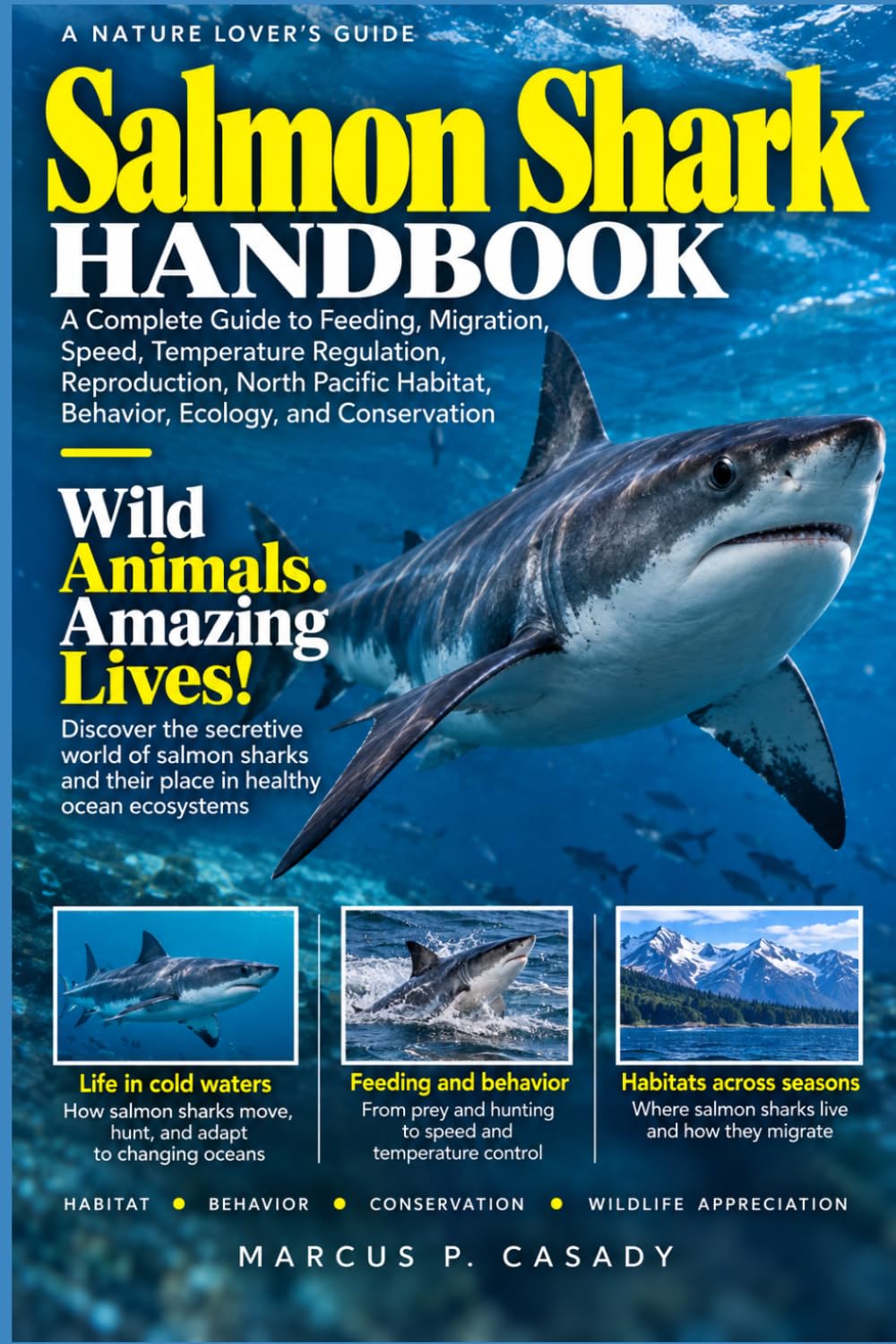 Salmon Shark Handbook: A Complete Guide to Feeding, Migration, Speed, Temperature Regulation, Reproduction, North Pacific Habitat, Behavior, Ecology, and Conservation baixar o livro de graça