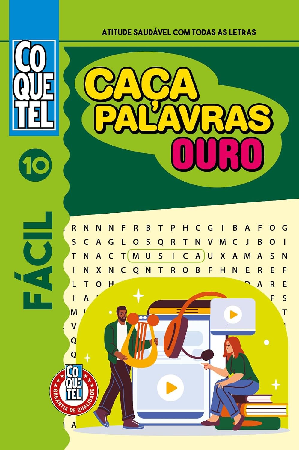 capítulo por capítulo baixar Livro Coquetel Caça-Palavras Ouro 10: Nível fácil
