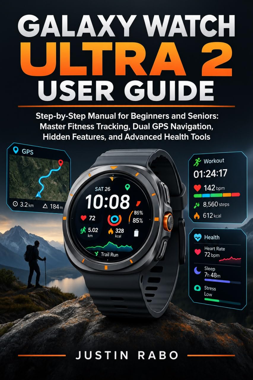 capítulo por capítulo baixar Galaxy Watch Ultra 2 User Guide: Step-by-Step Manual for Beginners and Seniors: Master Fitness Tracking, Dual GPS Navigation, Hidden Features, and Advanced... Tools (Smartwatches Guide) (English Edition)
