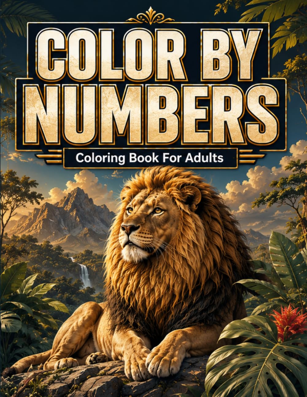 ler totalmente Color By Numbers Coloring Book For Adults: Relaxing Color by Number Designs for Adults, Stress Relief Coloring Book with Easy-to-Follow Numbered Patterns