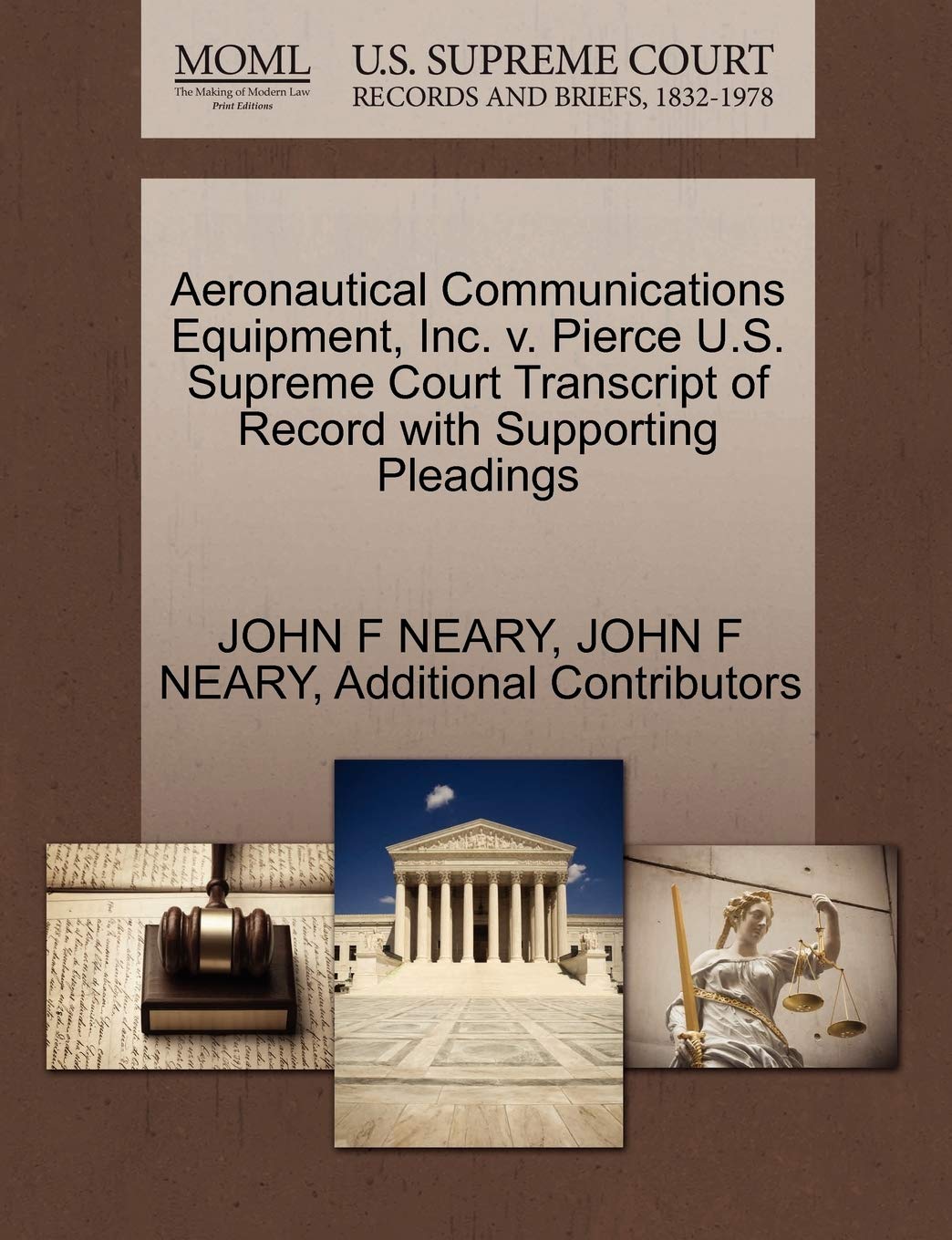 Aeronautical Communications Equipment, Inc. v. Pierce U.S. Supreme Court Transcript of Record with Supporting Pleadings baixar o livro de graça