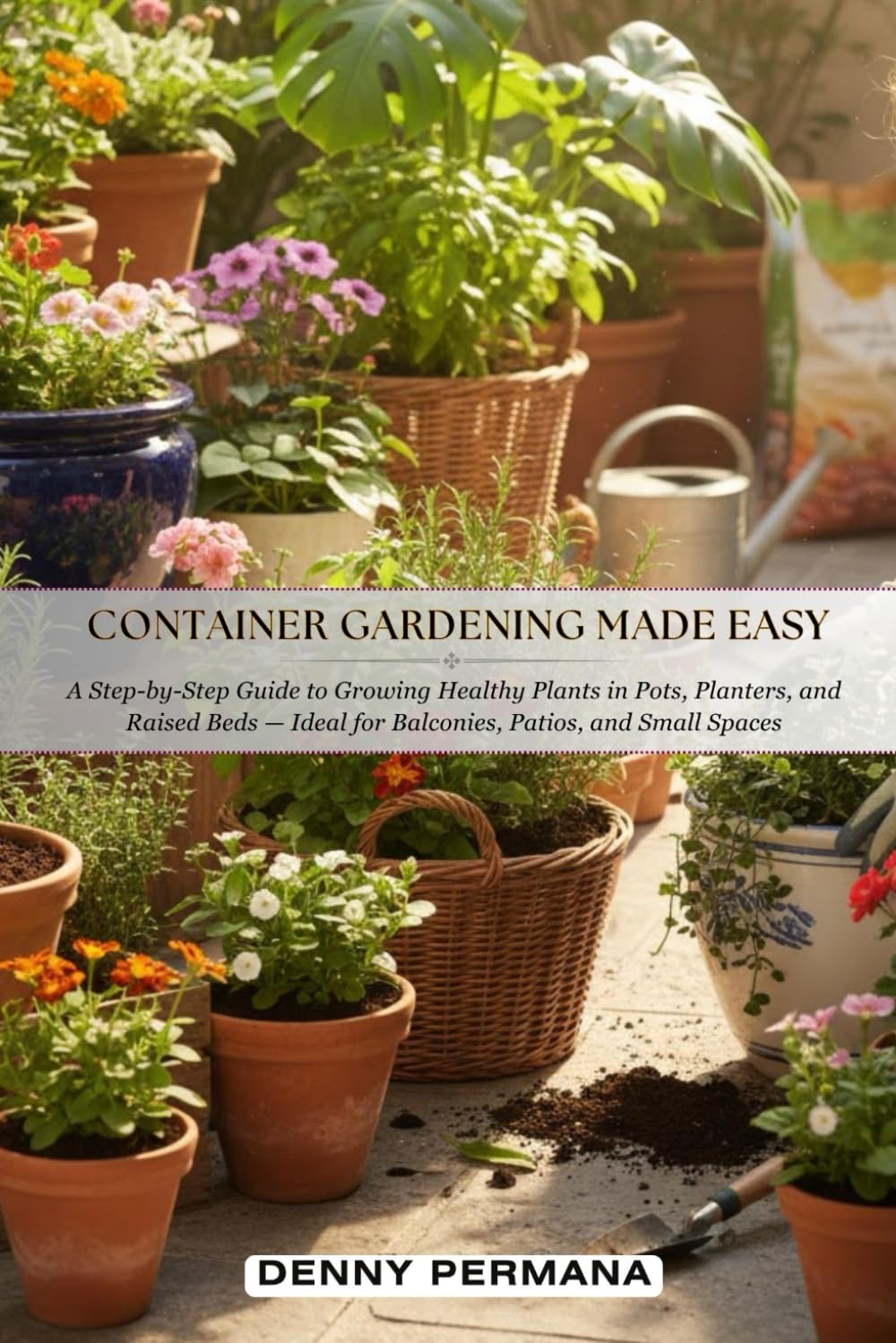 Container Gardening Made Easy: A Step-by-Step Guide to Growing Healthy Plants in Pots, Planters, and Raised Beds — Ideal for Balconies, Pat¬ios, and Small Spaces baixar o livro de graça