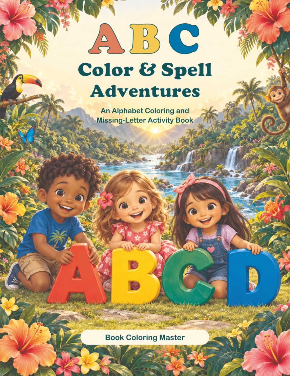 ABC Color & Spell Adventures: An Alphabet Coloring and Missing-Letter Activity Book baixar o livro de graça