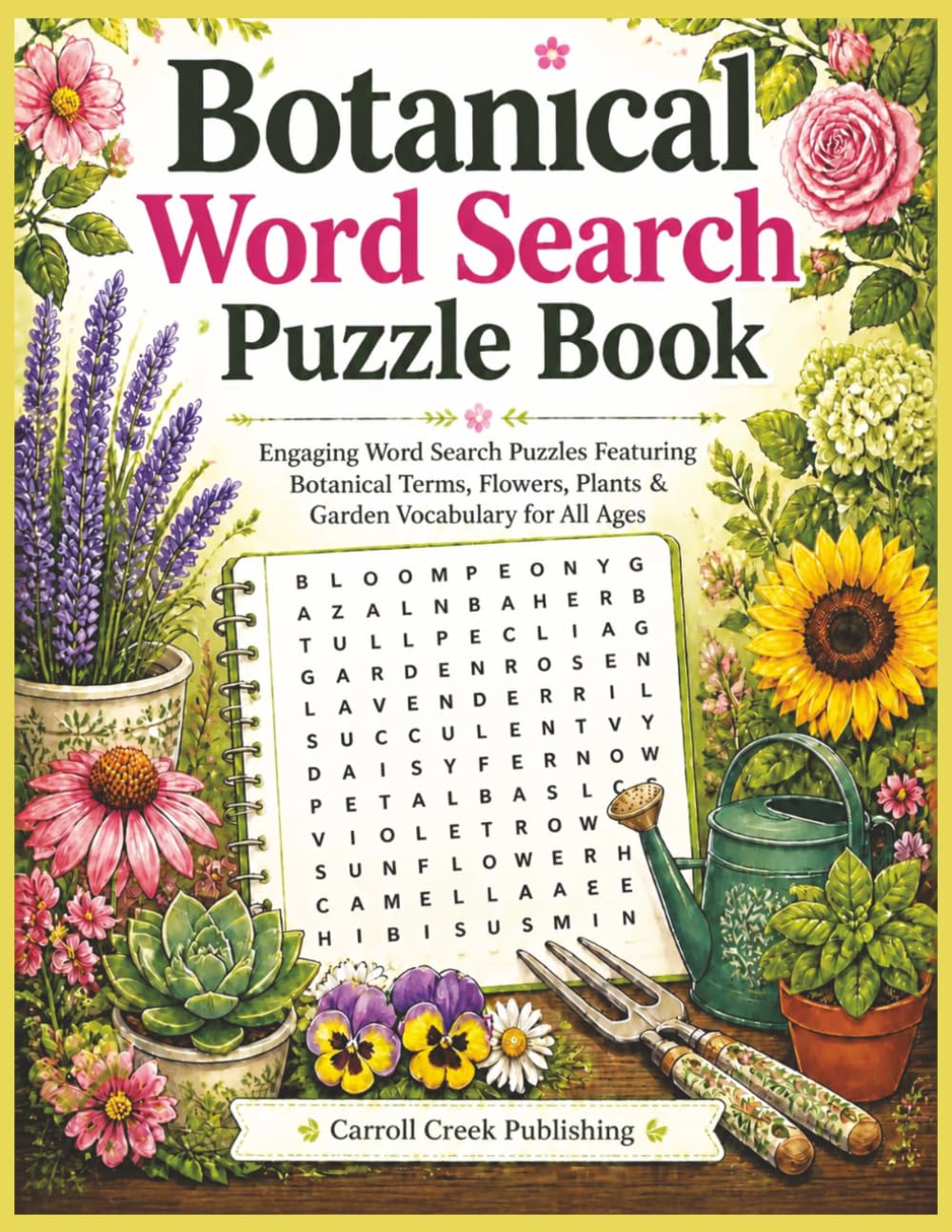 ler totalmente Botanical Word Search Puzzle Book: Engaging Word Search Puzzles Featuring Botanical Terms, Flowers, Plants & Garden Vocabulary for All Ages