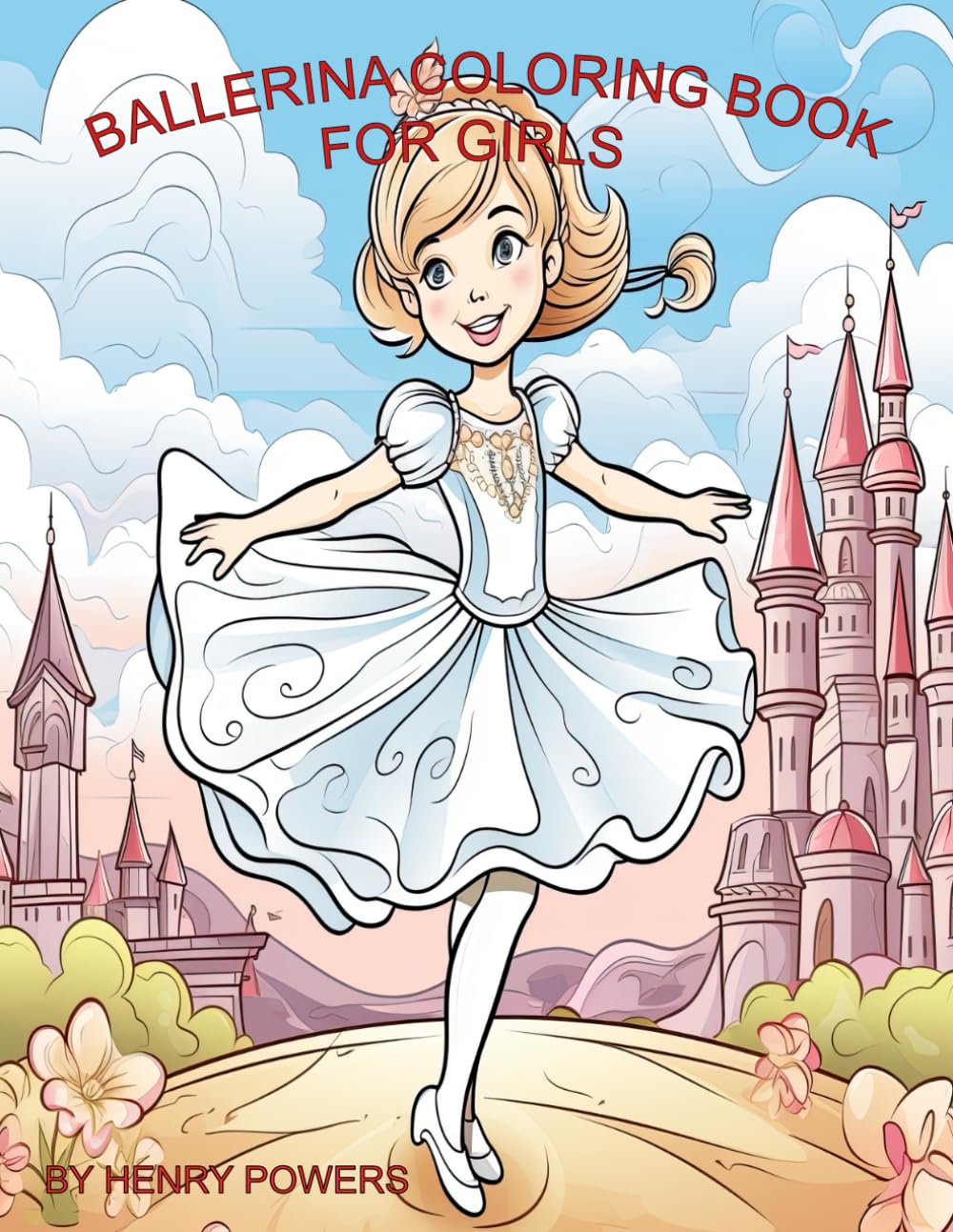 BALLERINA COLORING BOOK FOR GIRLS: Young ballerinas will love coloring and customizing the 35 inspiring illustrations in this adorable book of mixed-race girls dressed beautifully as ballet dancers baixar o livro de graça