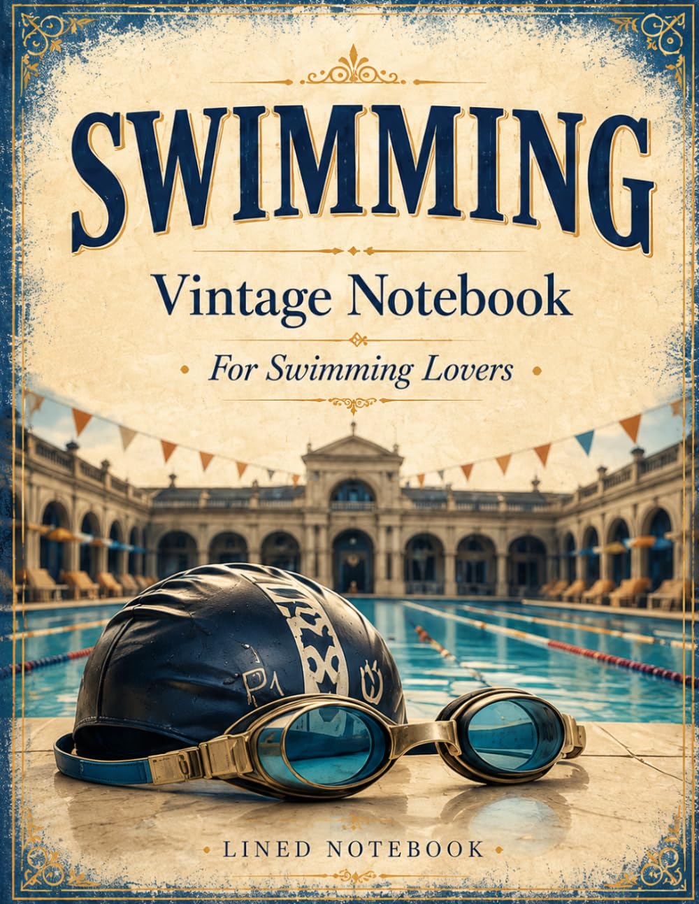 ler totalmente Swimming Vintage Notebook: Swimming Vintage Notebook A Lined Journal for Swimming Lovers, Swimmers, Coaches and Fans