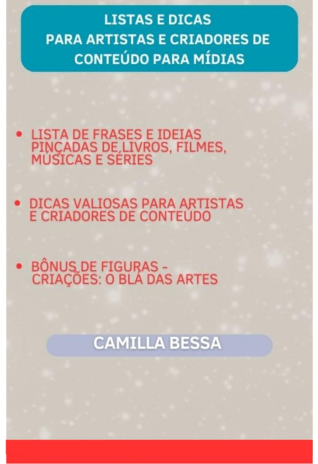 ler totalmente Listas E Dicas Para Artistas E Criadores De Conteúdo Para Mídias