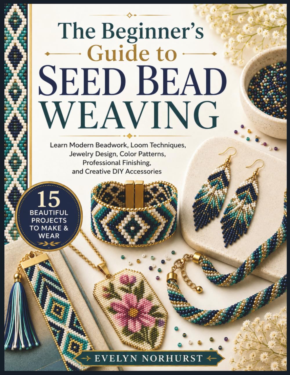 capítulo por capítulo baixar The Beginner's Guide to Seed Bead Weaving: Learn Modern Beadwork, Loom Techniques, Jewelry Design, Color Patterns, Professional Finishing, and Creative DIY Accessories