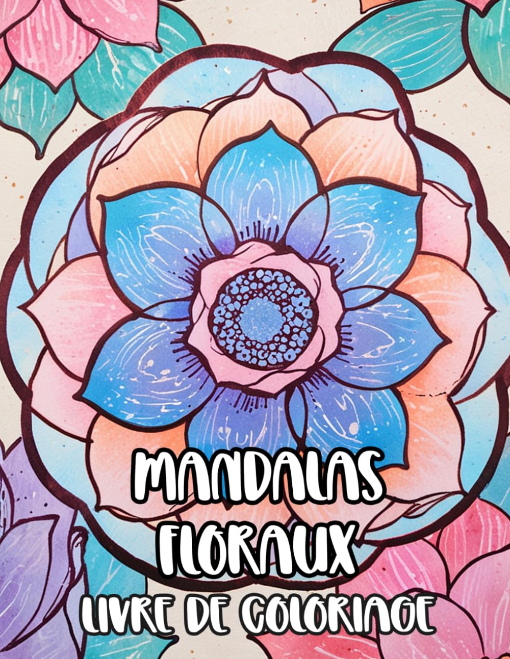Mandalas Floraux Livre De Coloriage: Pages A Colorier De Motifs Décoratifs Botaniques Art Zen Pétales Feuilles Motifs Géométriques Fleurs Lotus Nature... Enfant Adulte Ado Senior (French Edition) baixar livro de graça