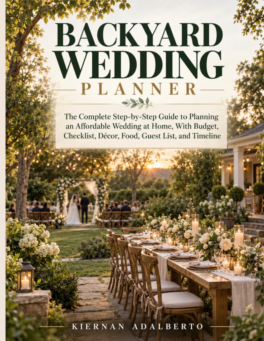 BACKYARD WEDDING PLANNER: The Complete Step-by-Step Guide to Planning an Affordable Wedding at Home, With Budget, Checklist, Décor, Food, Guest List, and Timeline baixar livro de graça