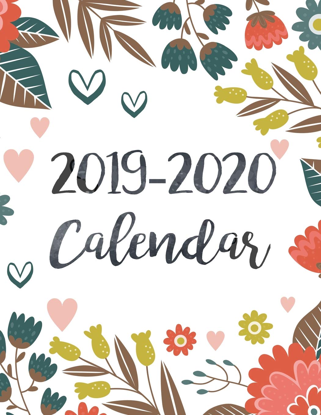 2019-2020 Calendar: Daily Weekly Monthly Calendar Planner - 24 Months Jan 2019 - Dec 2020 For Academic Agenda Schedule Organizer Logbook and Journal... To To List - Happy Flowers Watercolor Cover baixar o livro de graça