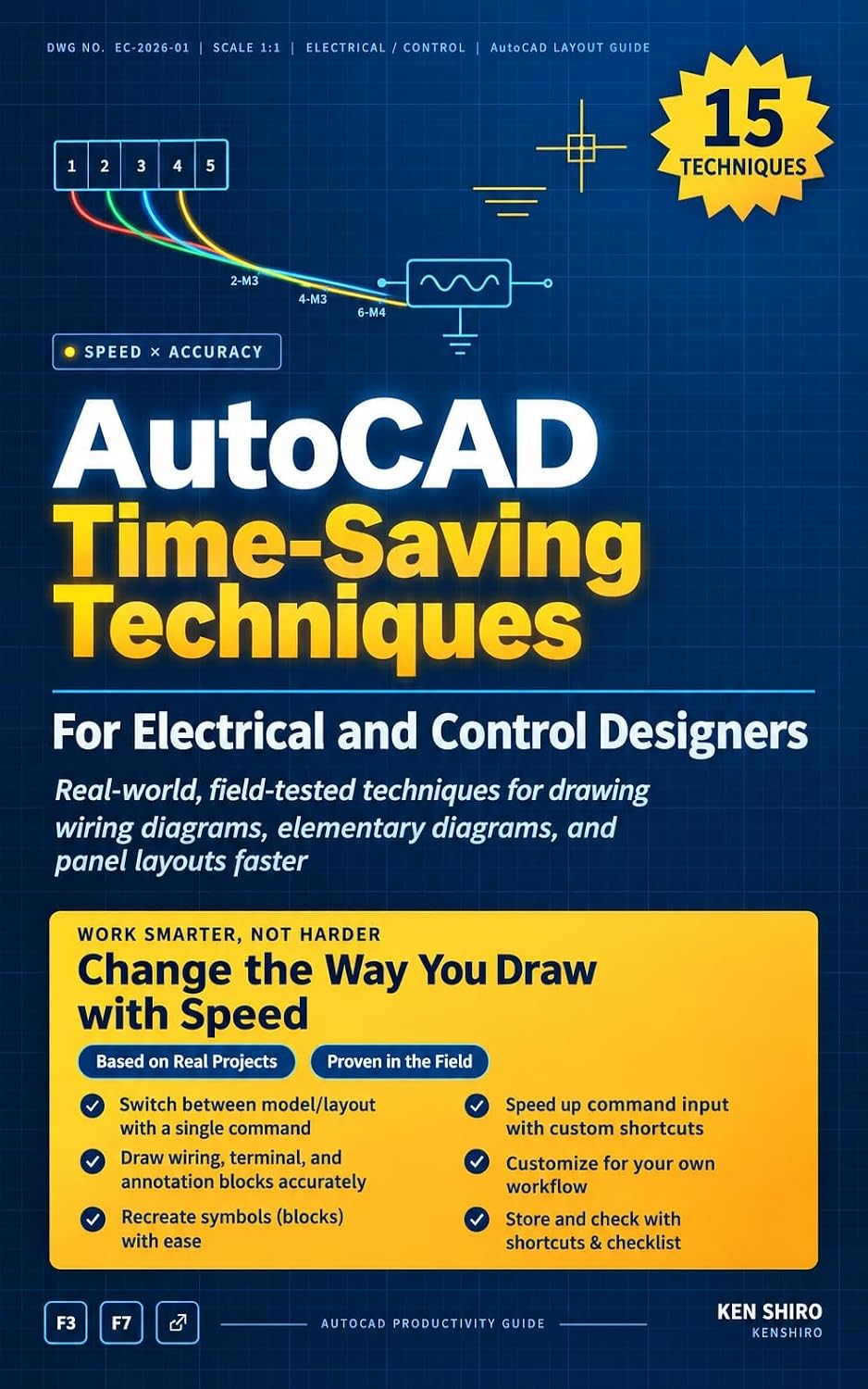 AutoCAD Time-Saving Techniques for Electrical & Control Designers: Real-World, Field-Tested Techniques for Drawing Wiring Diagrams, Elementary Diagrams, and Panel Layouts Faster (English Edition) baixar o livro de graça