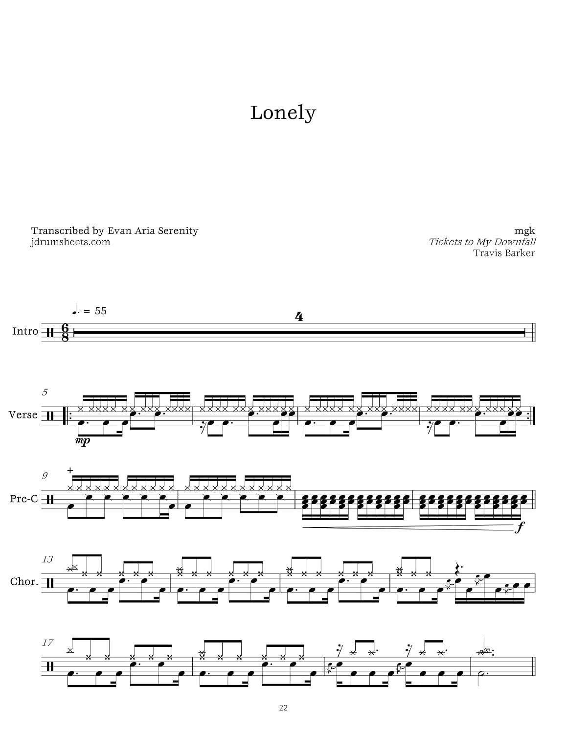 capítulo por capítulo baixar mgk (Machine Gun Kelly) - Lonely: Drum Sheet Music (JDS: mgk (Machine Gun Kelly) Drum Sheet Music) (English Edition)