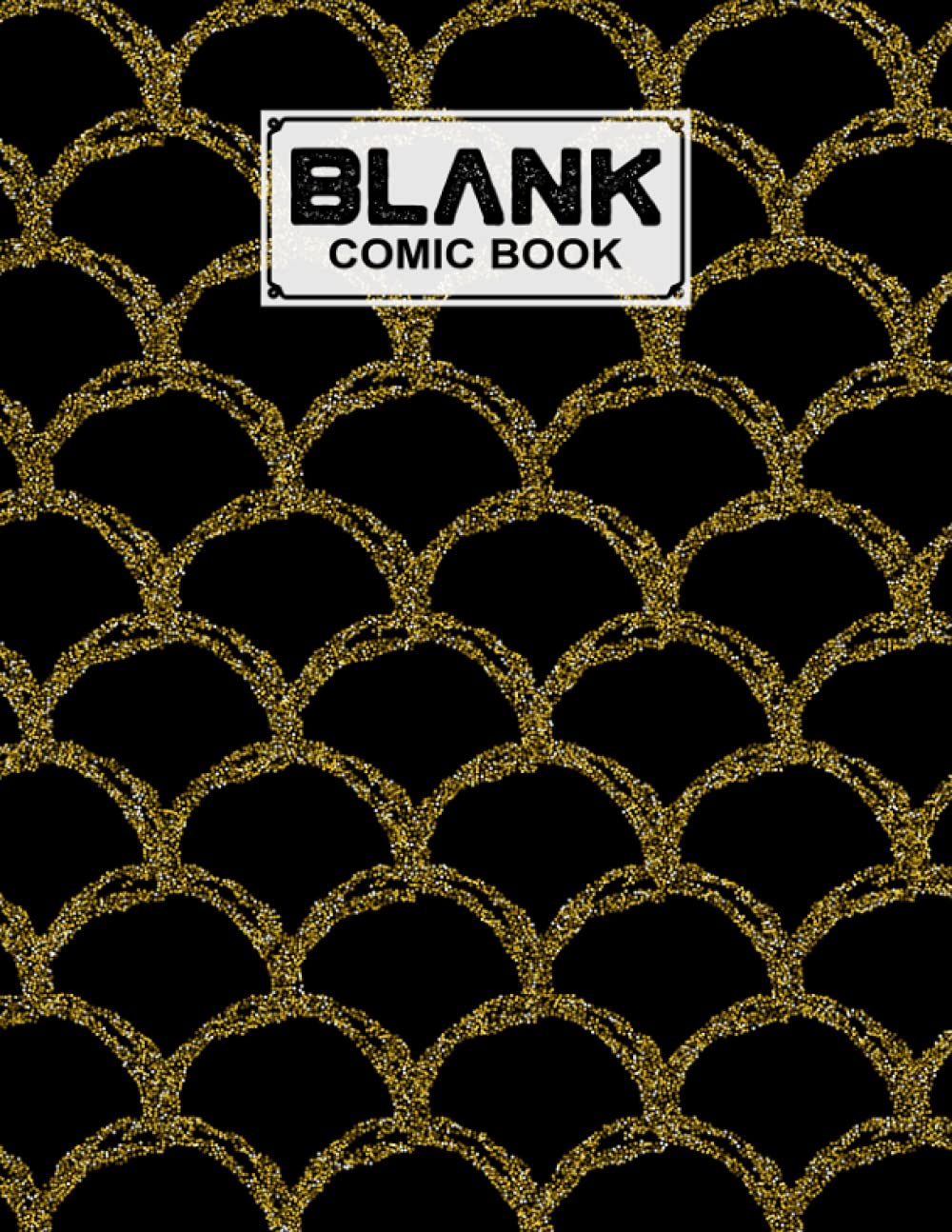 Blank Comic Book: Premium Mermaid Glitter Scales Cover Blank Comic Book, Create Your Own Story, Journal, Notebook, Sketchbook for Kids and Adults, 120 Pages - Size 8.5" x 11" Notebook by Grit Held baixar livro de graça