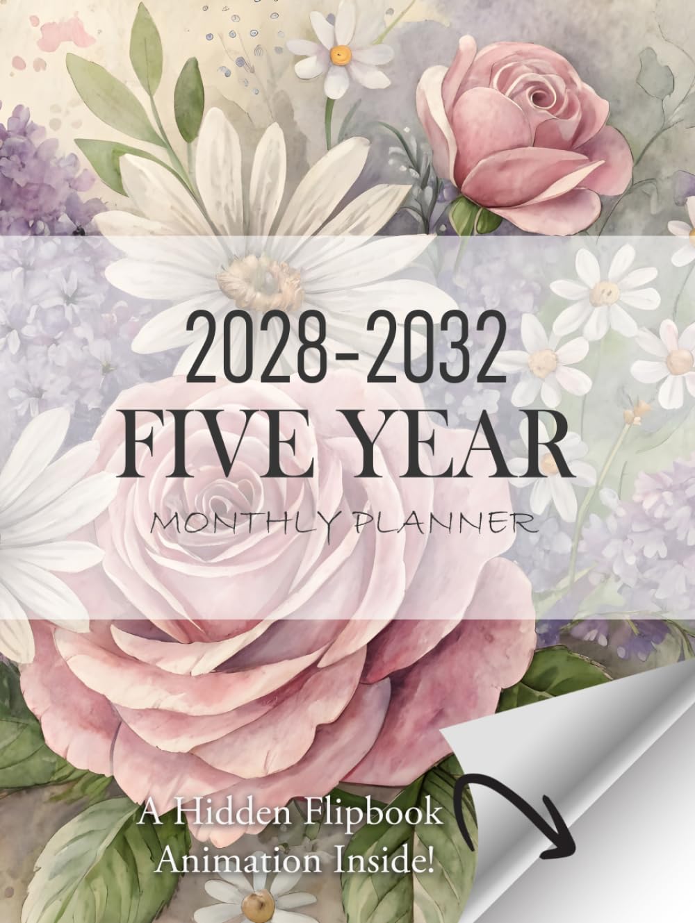 ler totalmente 2028–2032 Five Year Monthly Planner: Floral 60 Month Calendar Organizer Two Pages Per Month with Holidays, Plan Your Goals, Appointments, Notes, To-Do Lists & Enjoy Flower Flipbook Animation Inside