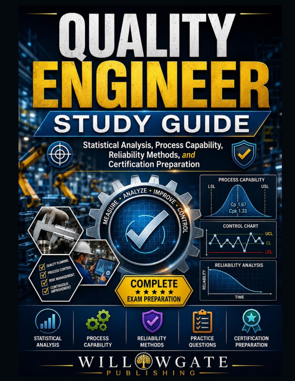capítulo por capítulo baixar QUALITY ENGINEER STUDY GUIDE: Statistical Analysis, Process Capability, Reliability Methods, and Certification Preparation