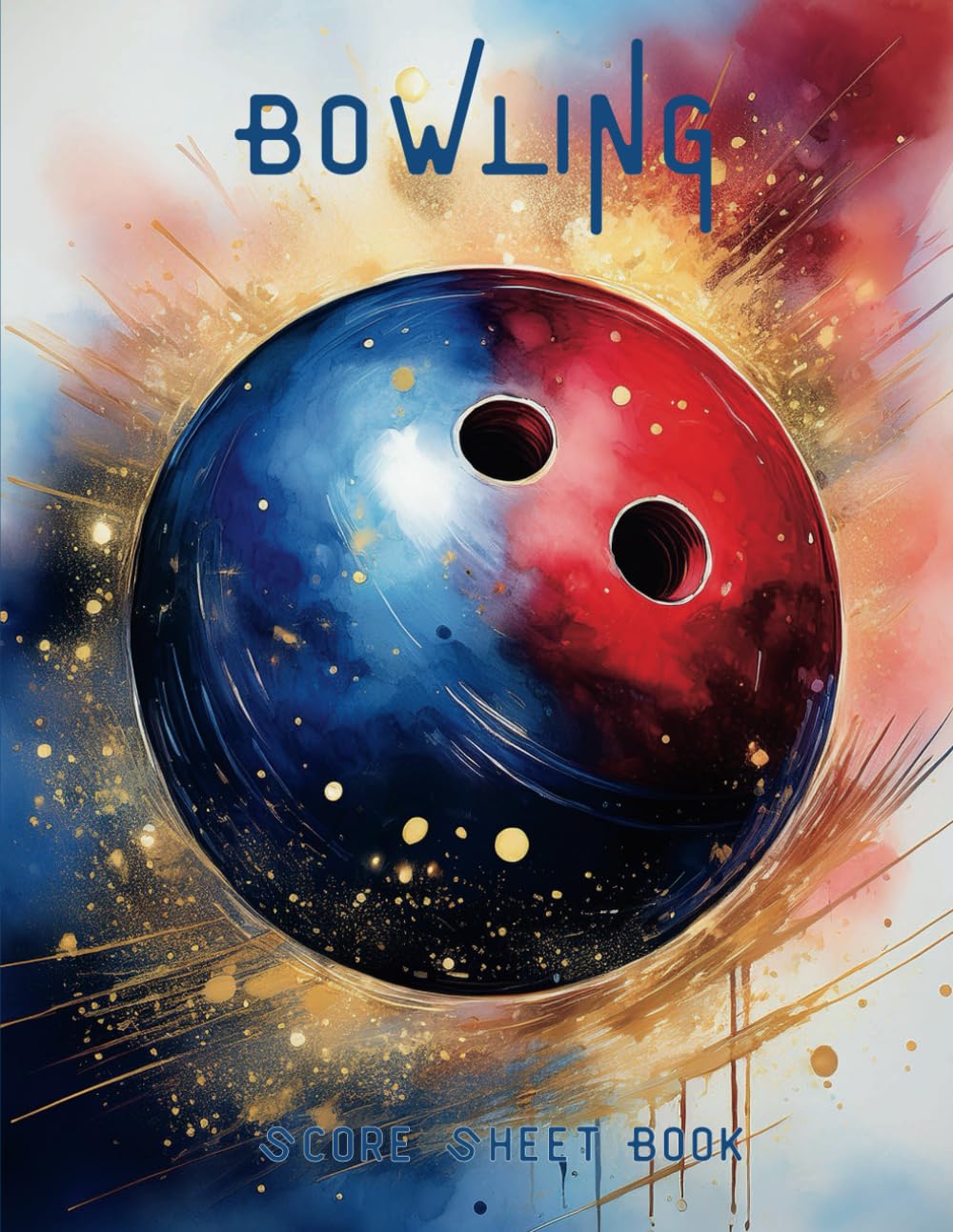 Bowling Score Sheet Book: Track Your Game and Performance for Up to 4 Players baixar livro de graça