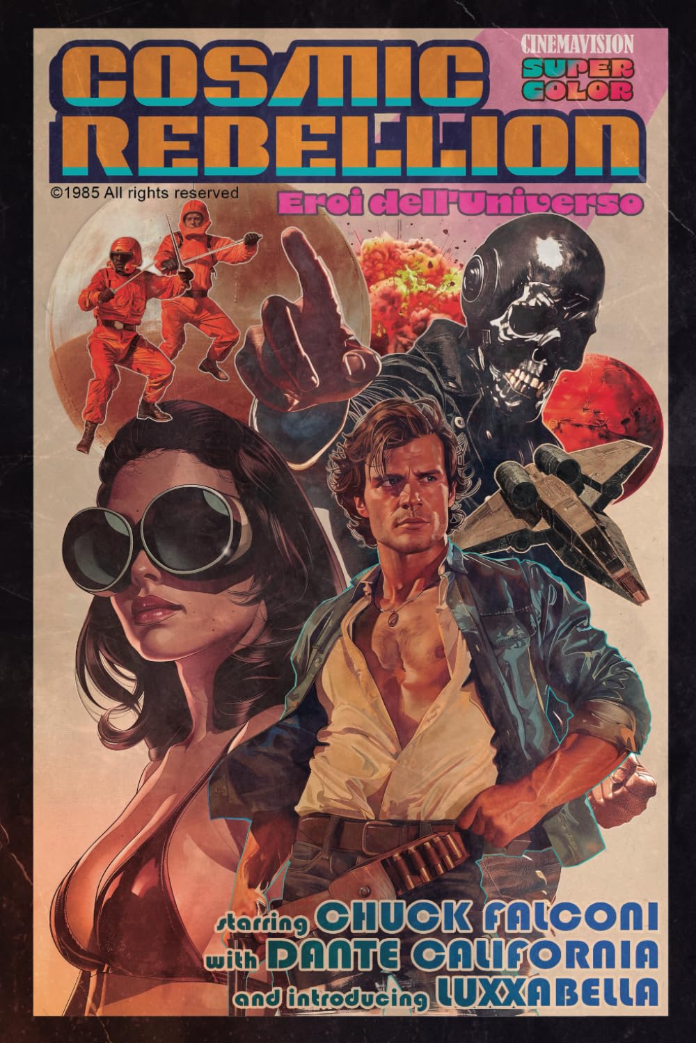 ler totalmente Cosmic Rebellion - 1980s Retro Sci-Fi Fantasy Cult Classics Writing Notebook: 6x9 Inch Space Opera Inspired Journal - Ideal for Dreamers, Writers, and... Your Epic Tales, Ideas and Creative Writing