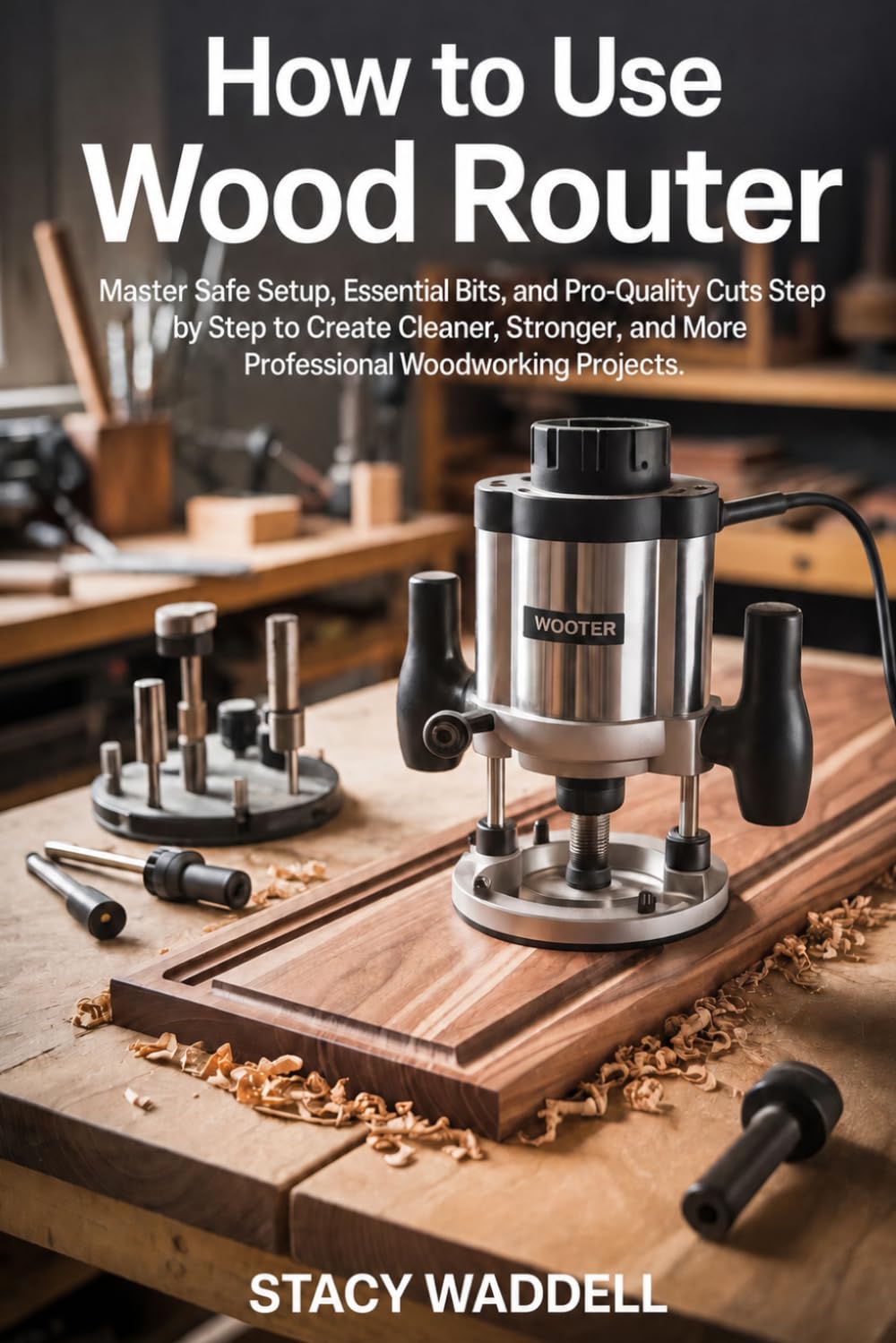 HOW TO USE WOOD ROUTER: Master Safe Setup, Essential Bits, and Pro-Quality Cuts Step by Step to Create Cleaner, Stronger, and More Professional Woodworking Projects baixar o livro de graça