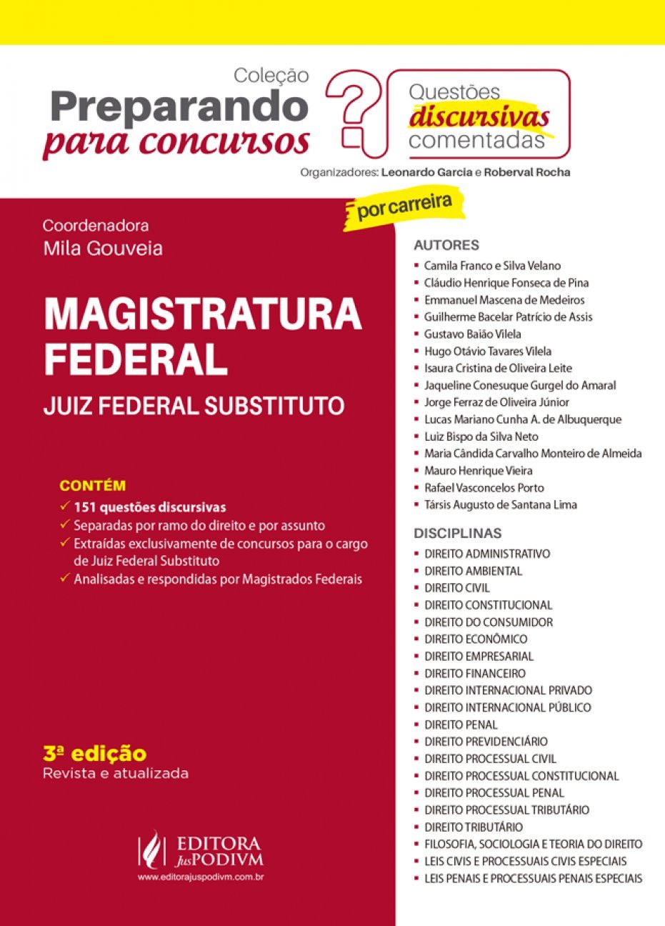 capítulo por capítulo baixar Magistratura Federal: Juiz Federal Substituto