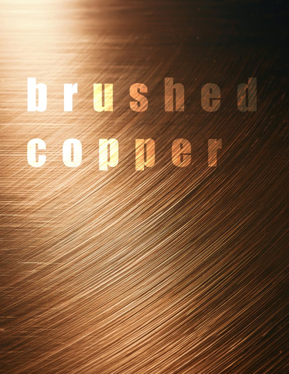 capítulo por capítulo baixar Brushed Copper: Metallic Style Decorative Coffee Table Book | For Interior Design Styling, Journals and Guestbooks