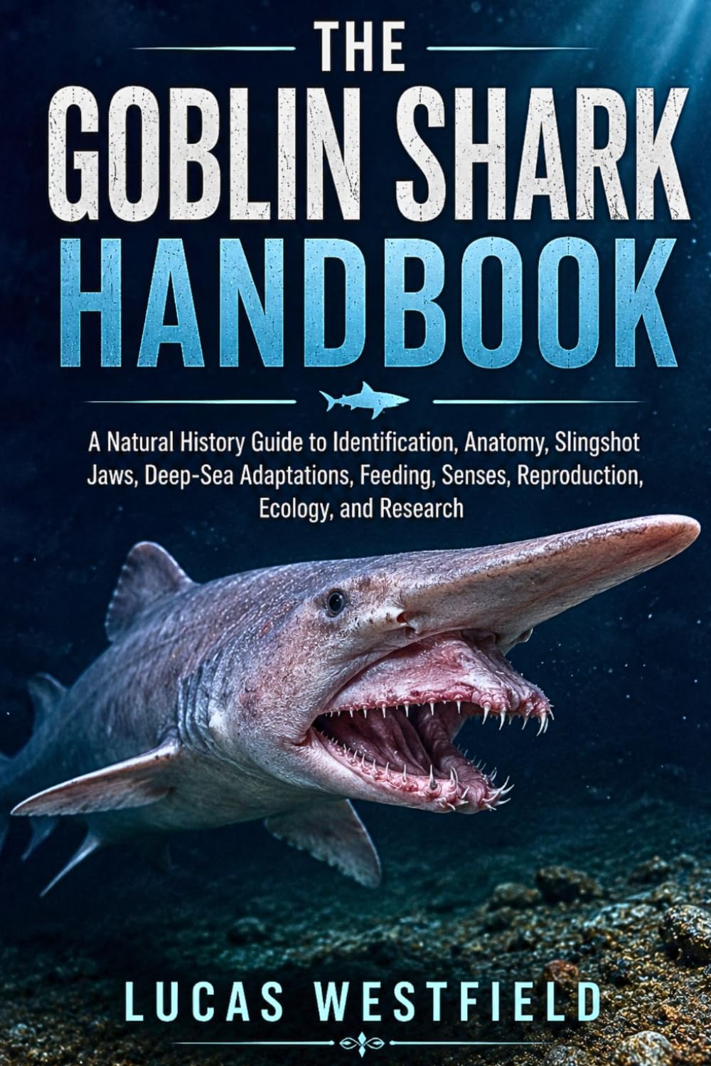 ler totalmente THE GOBLIN SHARK HANDBOOK: A Natural History Guide to Identification, Anatomy, Slingshot Jaws, Deep-Sea Adaptations, Feeding, Senses, Reproduction, Ecology, and Research