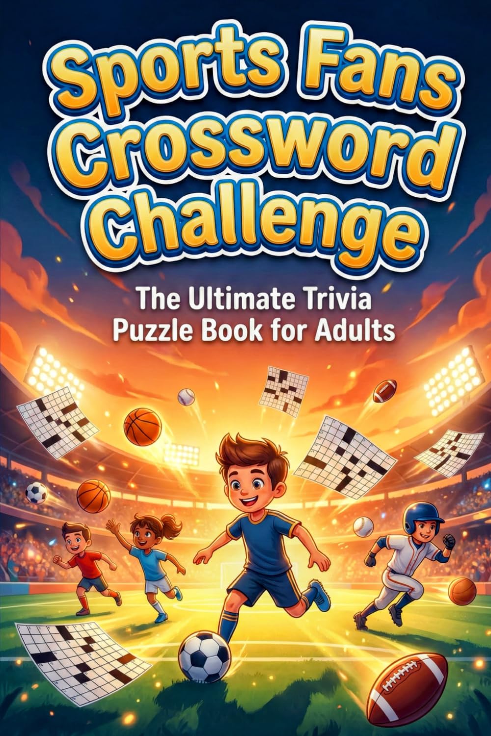 capítulo por capítulo baixar Sports Fans Crossword Challenge: The Ultimate Trivia Puzzle Book for Adults