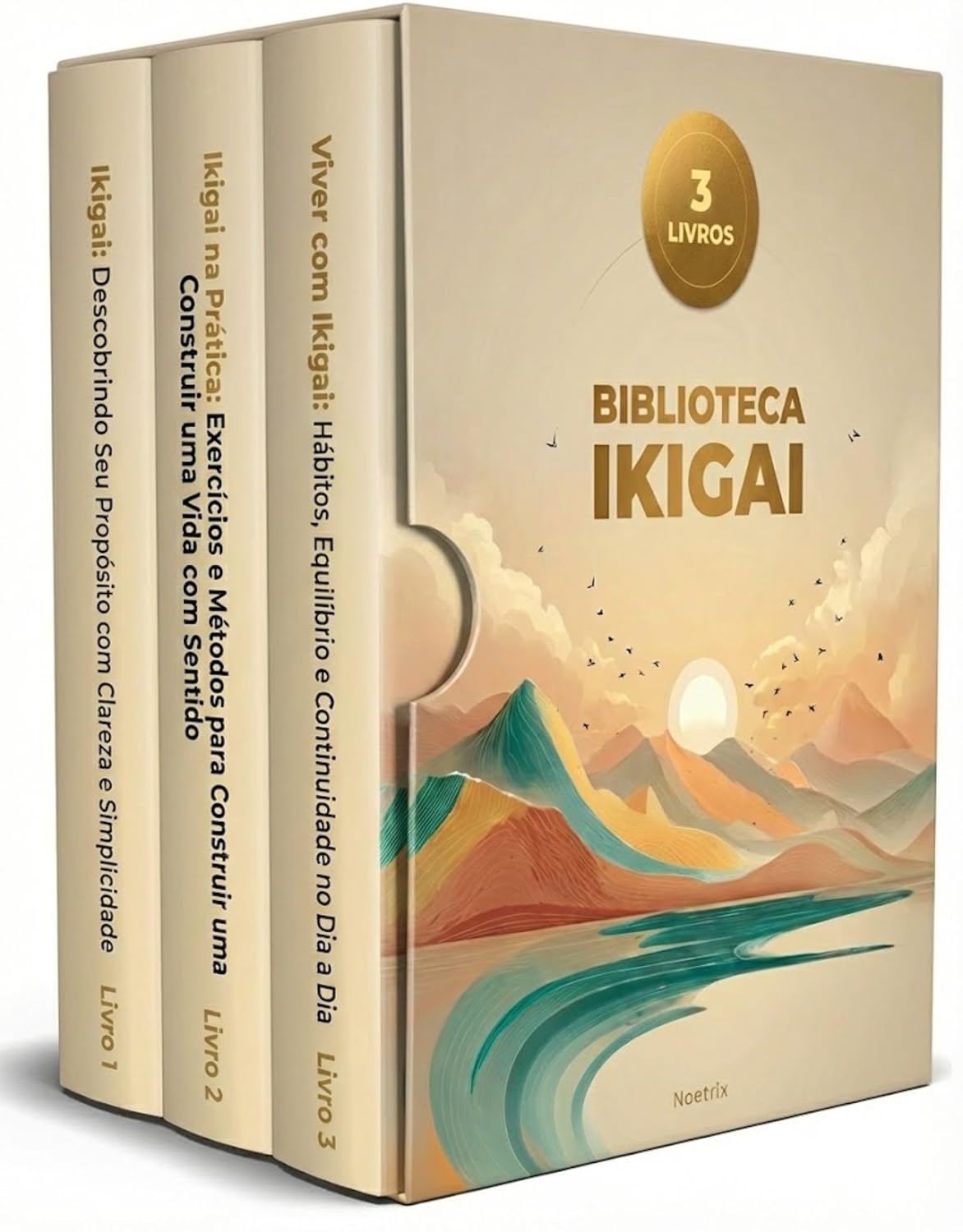 Biblioteca Ikigai - 3 Livros - Método japonês para construir sentido no cotidiano e tomar decisões com foco: Guia prático de autoconhecimento, valores e direção de vida para iniciantes baixar livro de graça