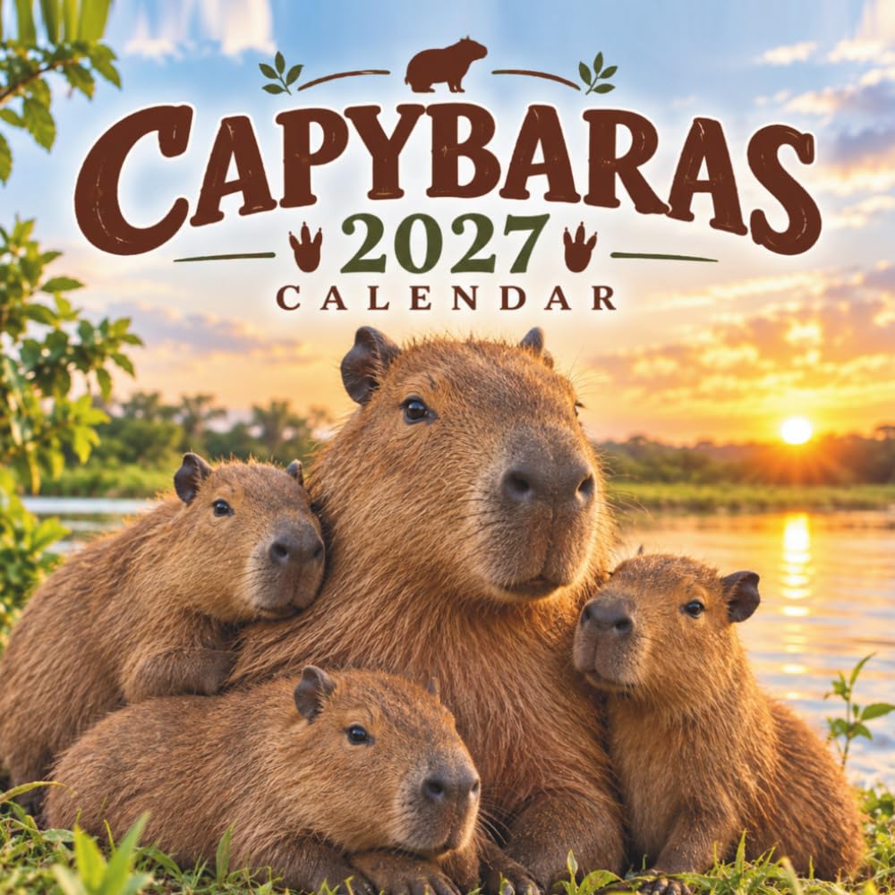 ler totalmente Capybaras Calendar 2027: A Year of Gentle Giants, Relaxing Moments, and Adorable Wildlife