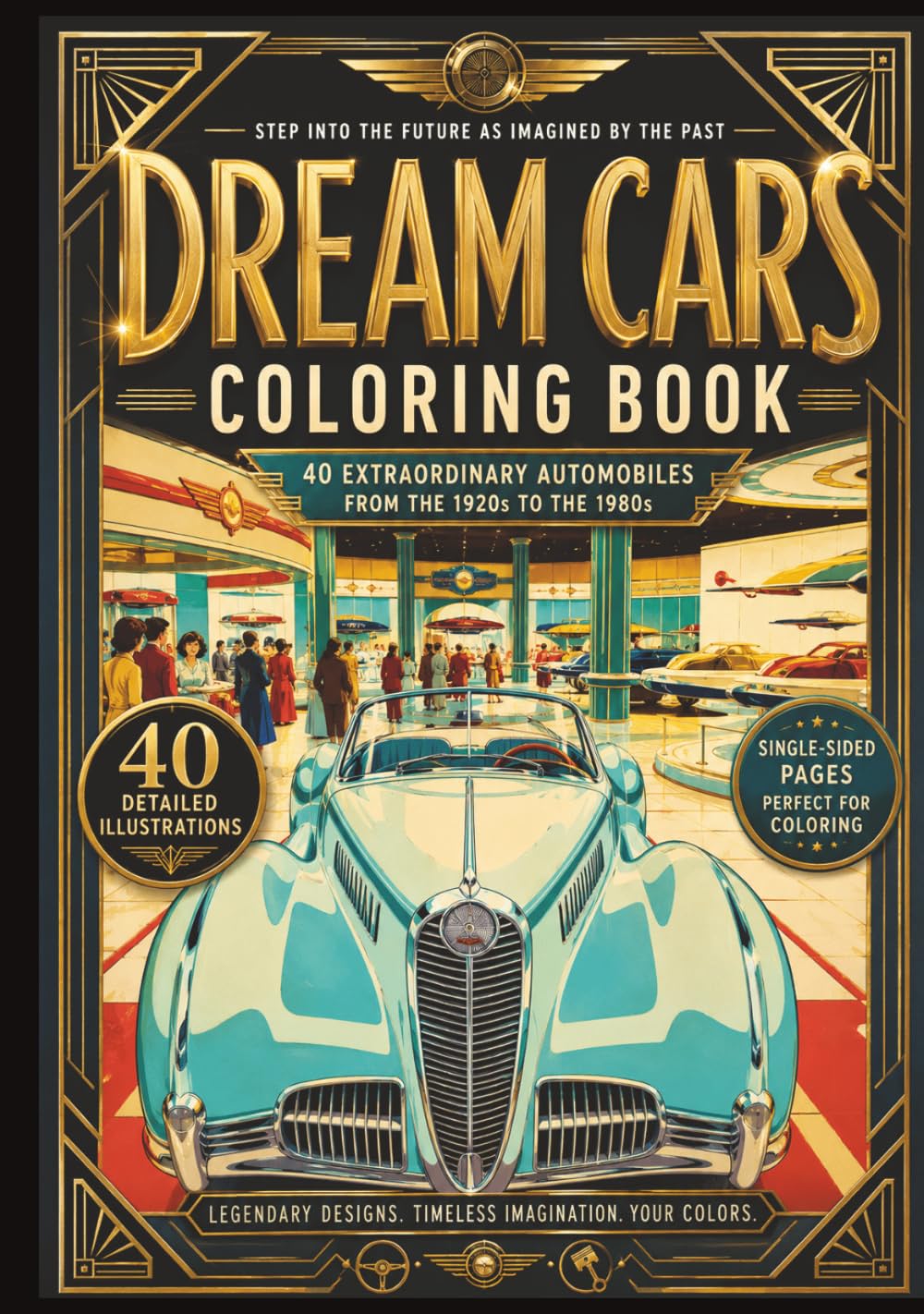 capítulo por capítulo baixar Dream Cars Coloring Book: Supercars, Concept Cars & Luxury Designs for Creative Relaxation