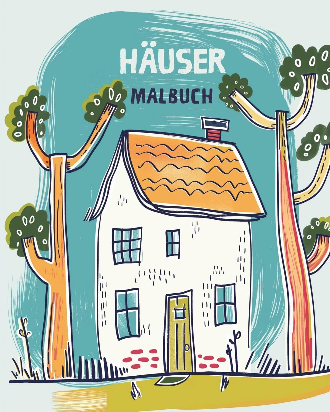 HÄUSER - Malbuch: 26 Designs zum Entspannen für Kinder, Erwachsene und Senioren baixar livro de graça