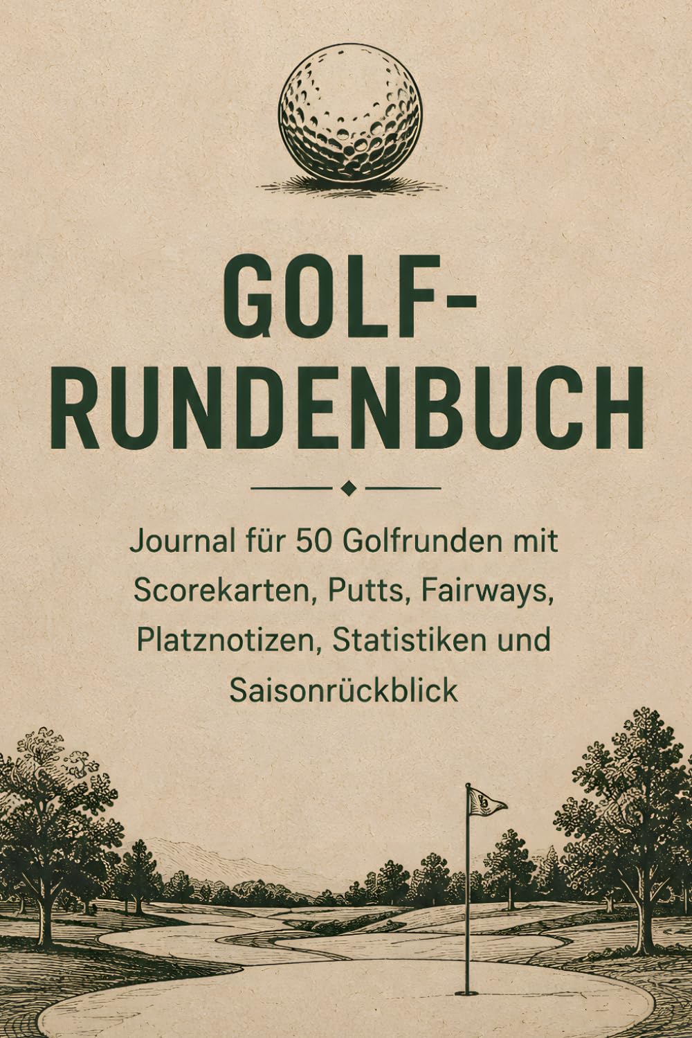 capítulo por capítulo baixar Golf-Rundenbuch: Journal für 50 Golfrunden mit Scorekarten, Putts, Fairways, Platznotizen, Statistiken und Saisonrückblick (German Edition)