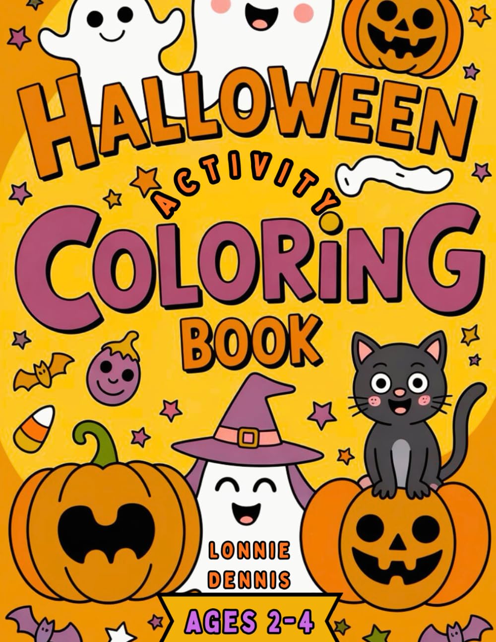 capítulo por capítulo baixar halloween activity themed coloring books for kids ages 2-4: Simple in Easy Halloween Coloring Pages For Toddlers