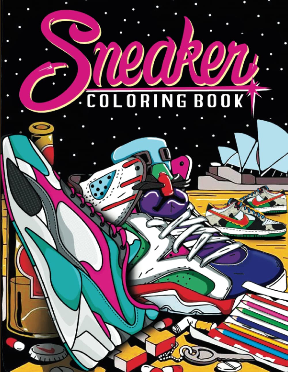Sneaker Coloring Book: Sneakers Coloring Book for Adults and teenagers. A Great Gift for Sneakers Lovers baixar livro de graça