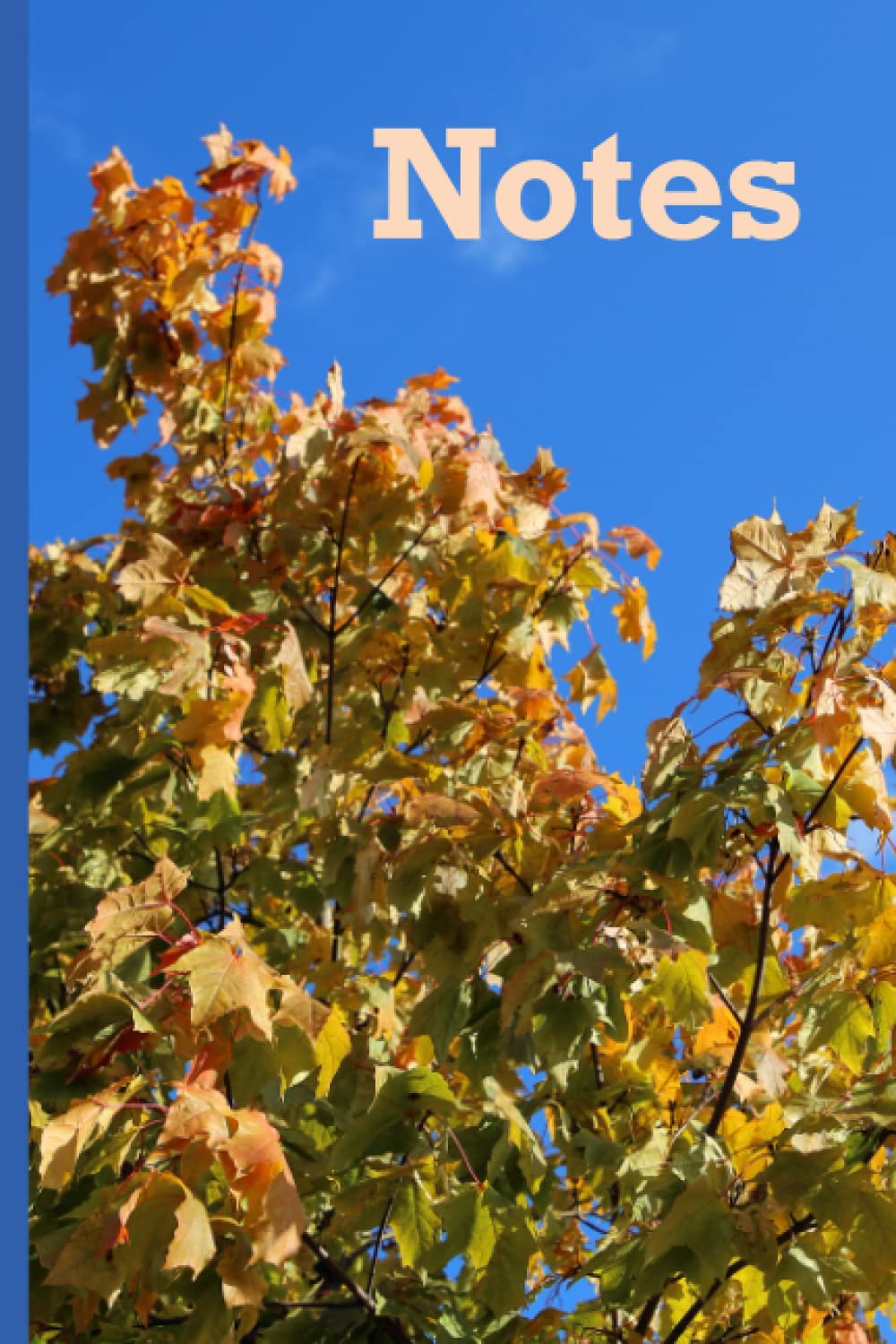 ler totalmente Autumn Notebook - Fall Leaves Notebook: 6x9” Notebook Journal with 100 lined Pages