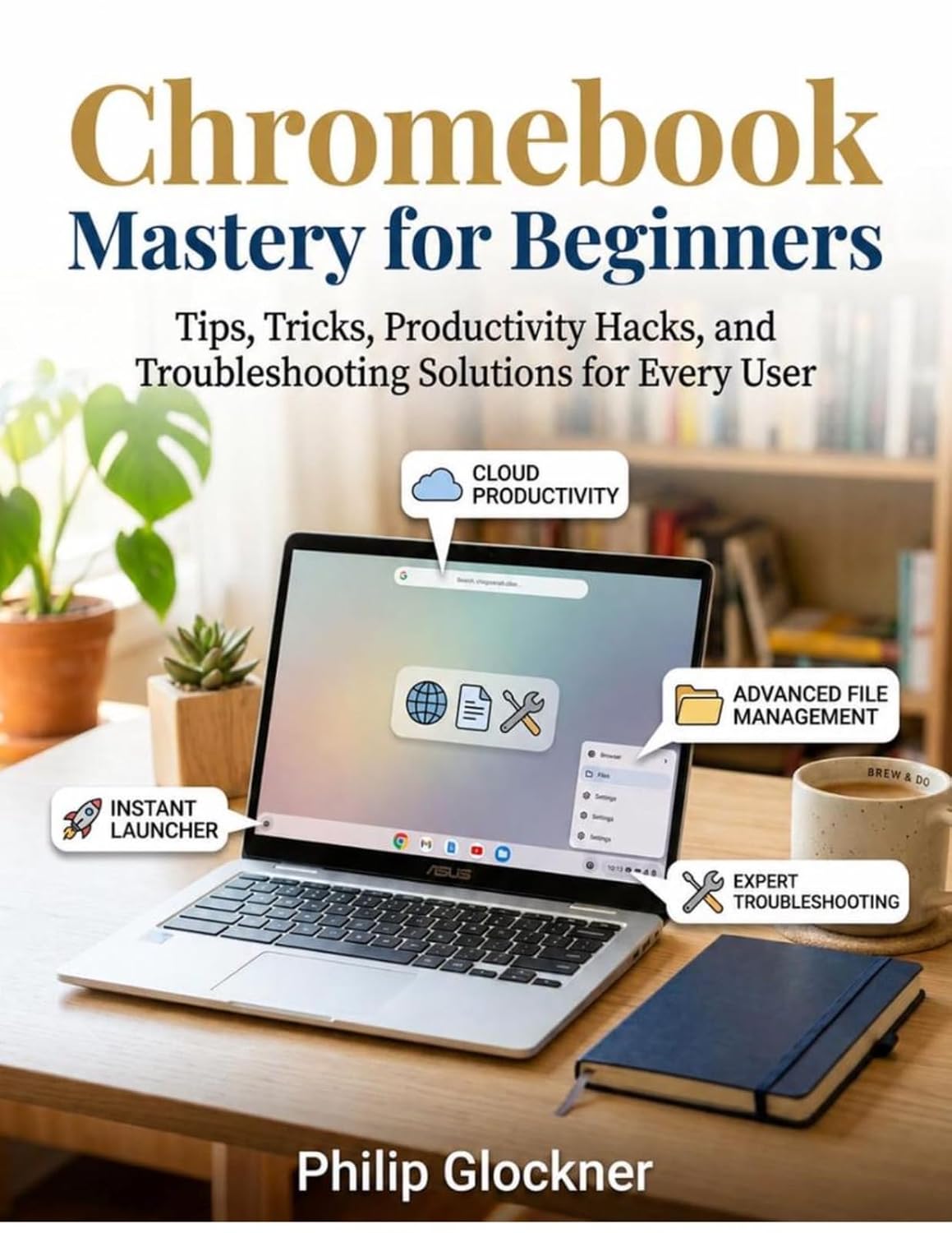 capítulo por capítulo baixar Chromebook Mastery for Beginners: Tips, Tricks, Productivity Hacks, and Troubleshooting Solutions for Every User (English Edition)