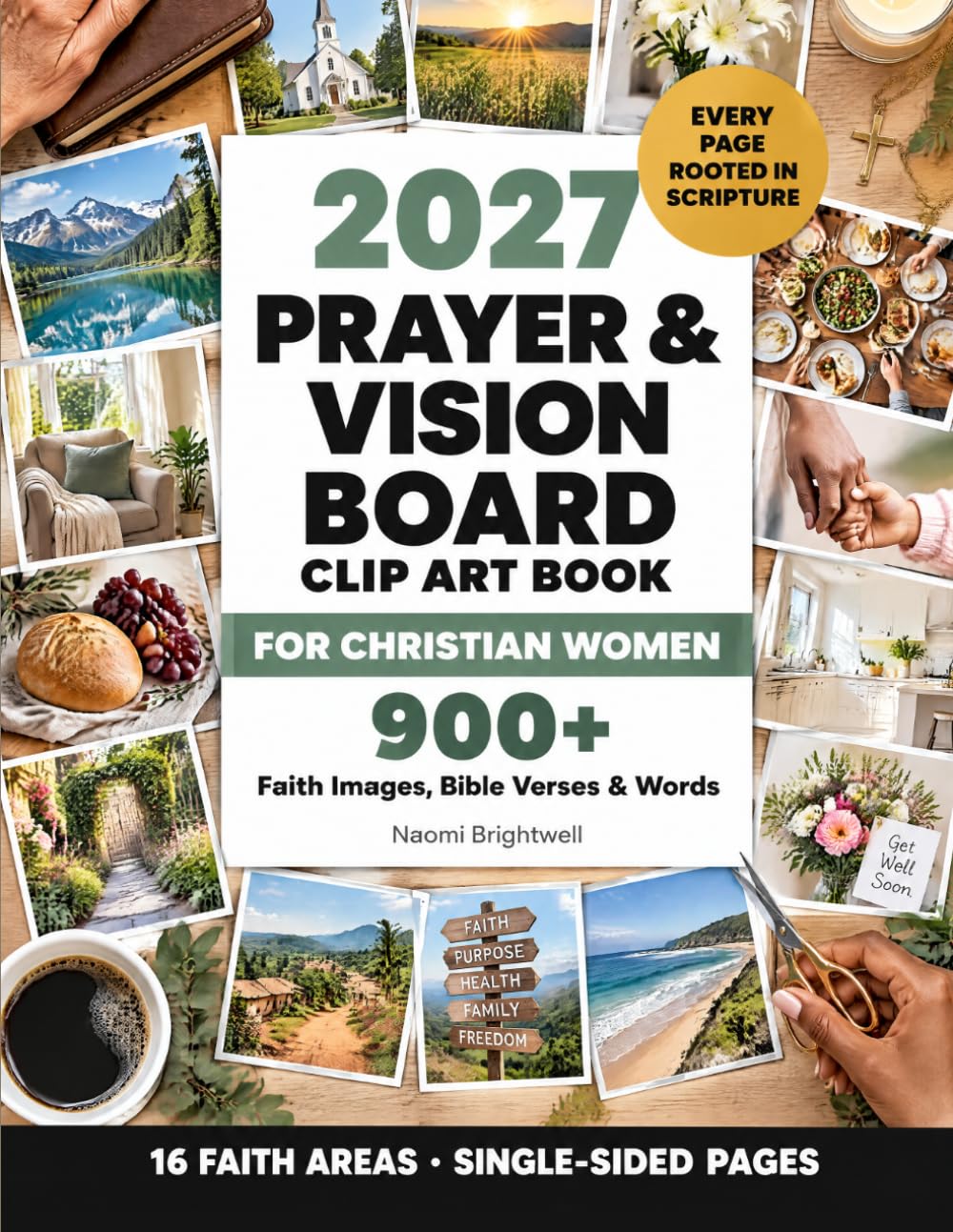 capítulo por capítulo baixar 2027 Prayer & Vision Board Clip Art Book for Christian Women: *900+ Faith Images, Bible Verses & Words*
