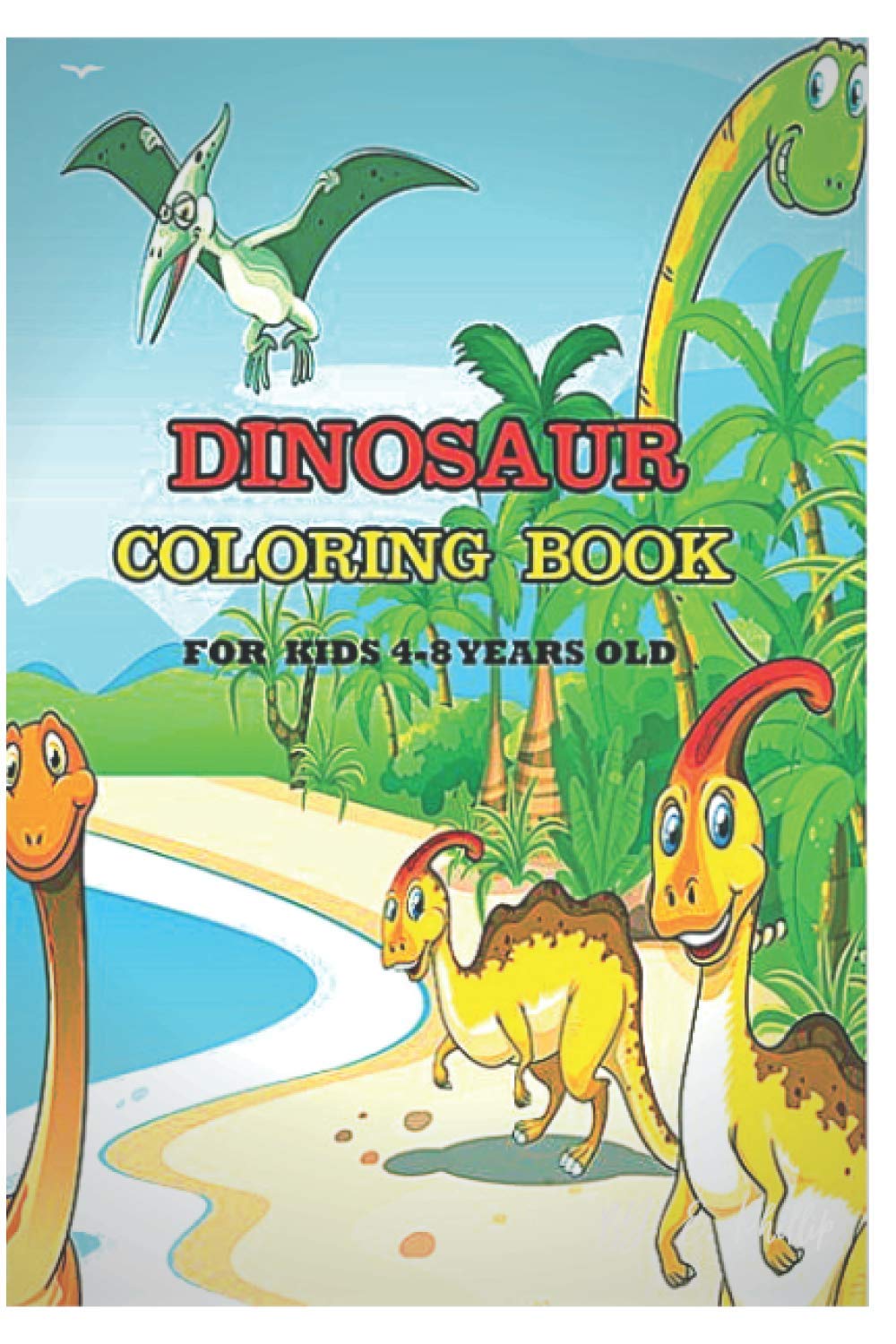 ler totalmente dinosaur coloring book for kids 4-8 years old: book for kids 4-8 years old