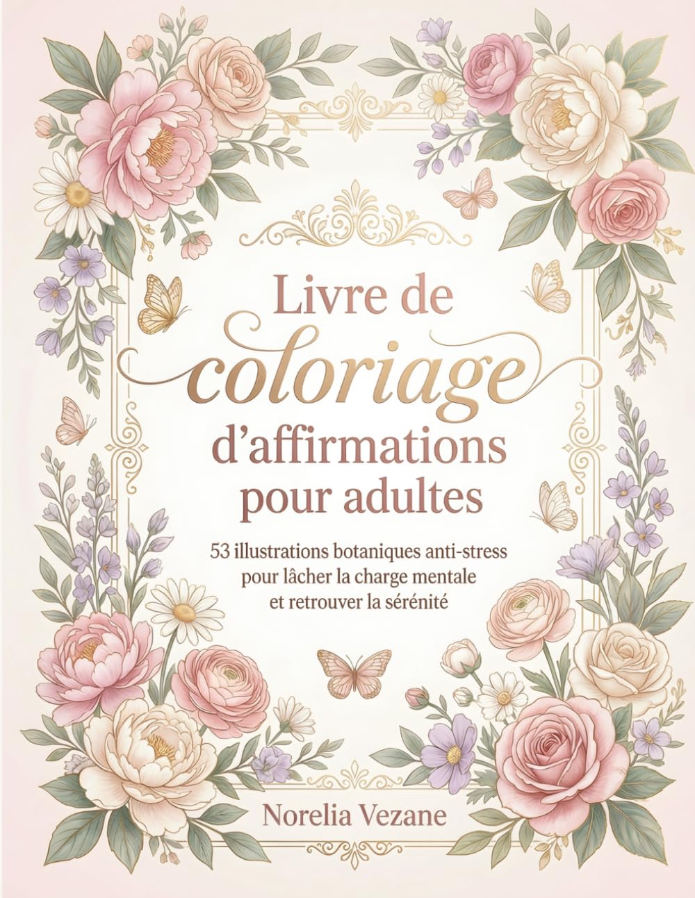capítulo por capítulo baixar Livre de coloriage d'affirmations pour adultes: 53 illustrations florales anti-stress avec pensées positives — art thérapie relaxation et bien-être (French Edition)
