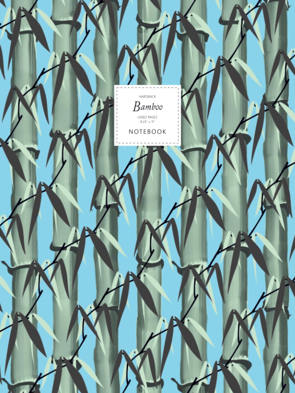 ler totalmente Bamboo Notebook - Lined Pages - 8.25" x 11": (Sky Blue Edition) Large Hard Cover 192 lined pages (8.25 x 11 inches / 20.96 x 27.94cm / Near A4)