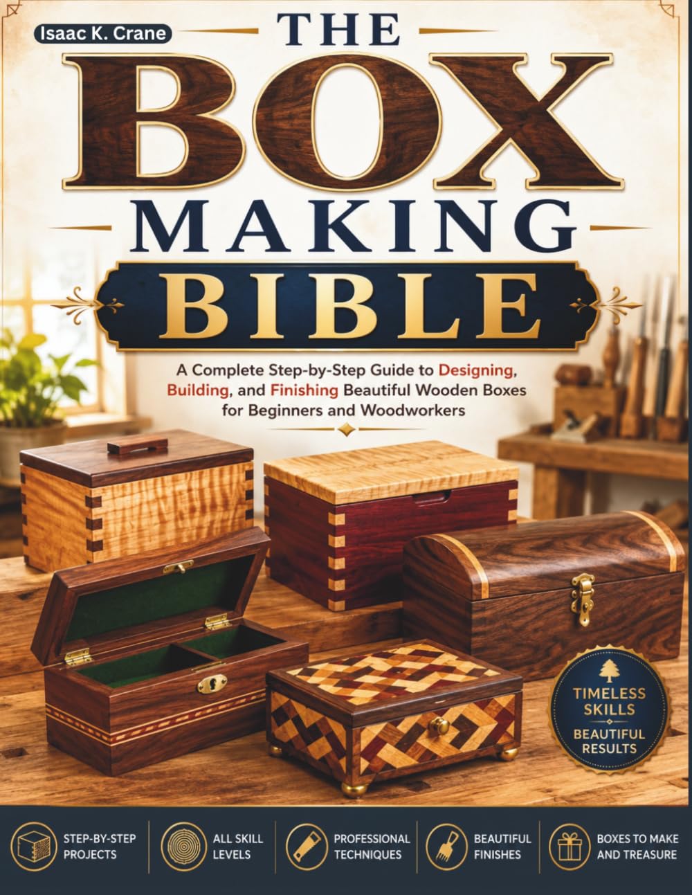 The Box Making Bible: A Complete Step-by-Step Guide to Designing, Building, and Finishing Beautiful Wooden Boxes for Beginners and Woodworkers baixar o livro de graça