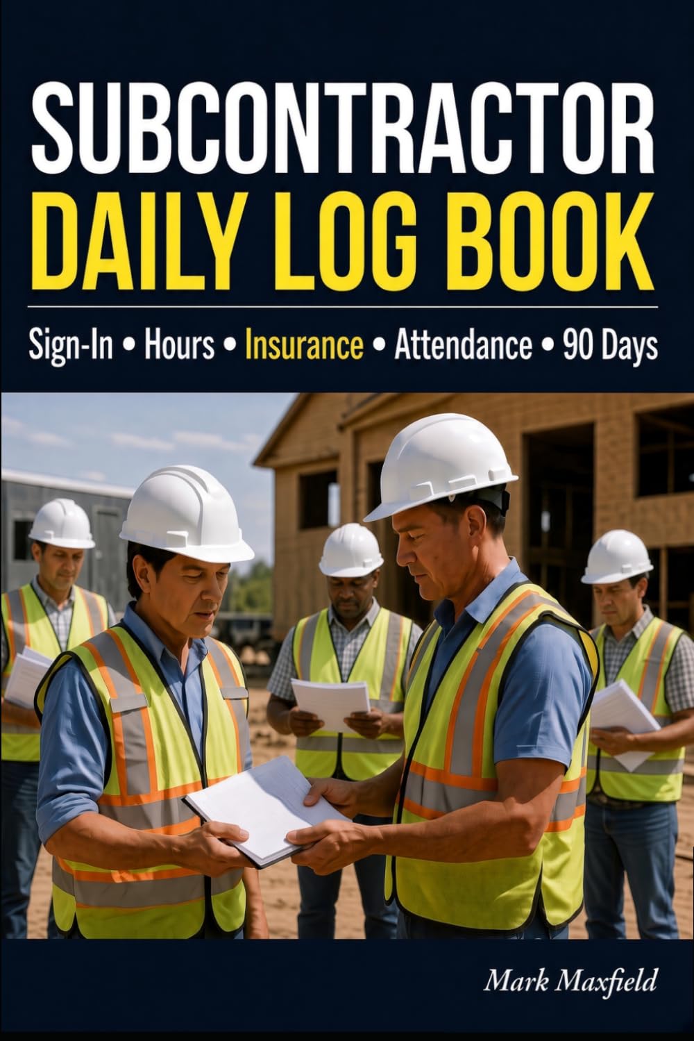 Subcontractor Daily Log Book: Sign-In • Hours • Insurance • Attendance • 90 Days baixar livro de graça