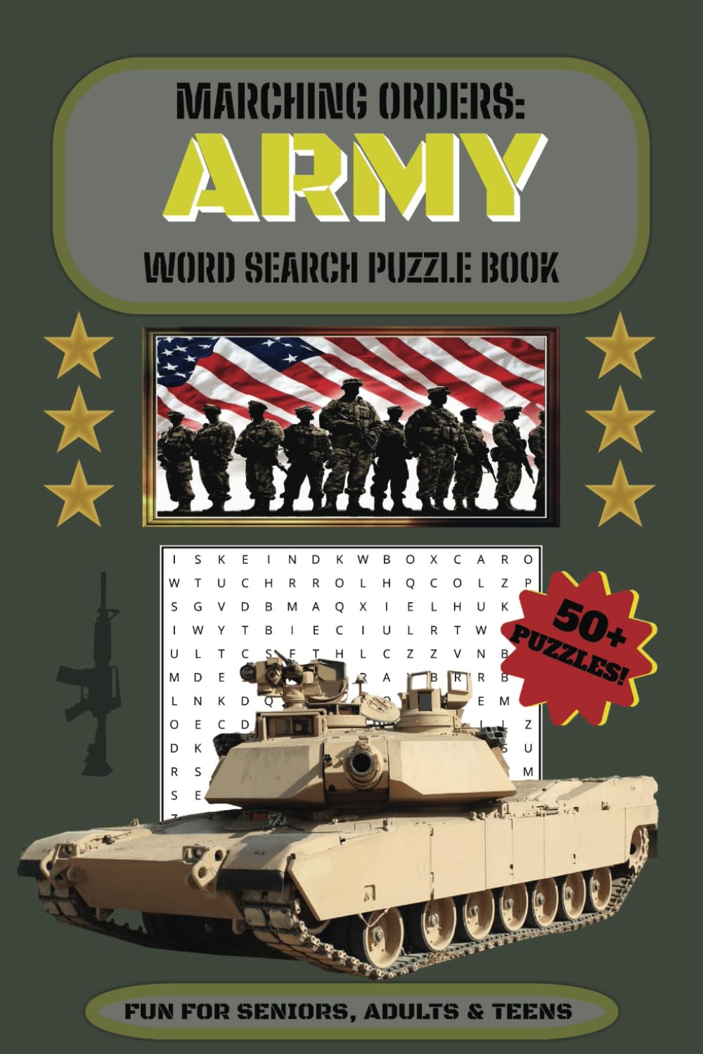 Marching Orders: Army Words Search Puzzle Book: Fun Word Searches with Easy to Read Print about life in the Army! | 6x9 Inches, 111 Pages | Gift for Vacations, Holidays, Relaxation and Adventure! baixar livro de graça