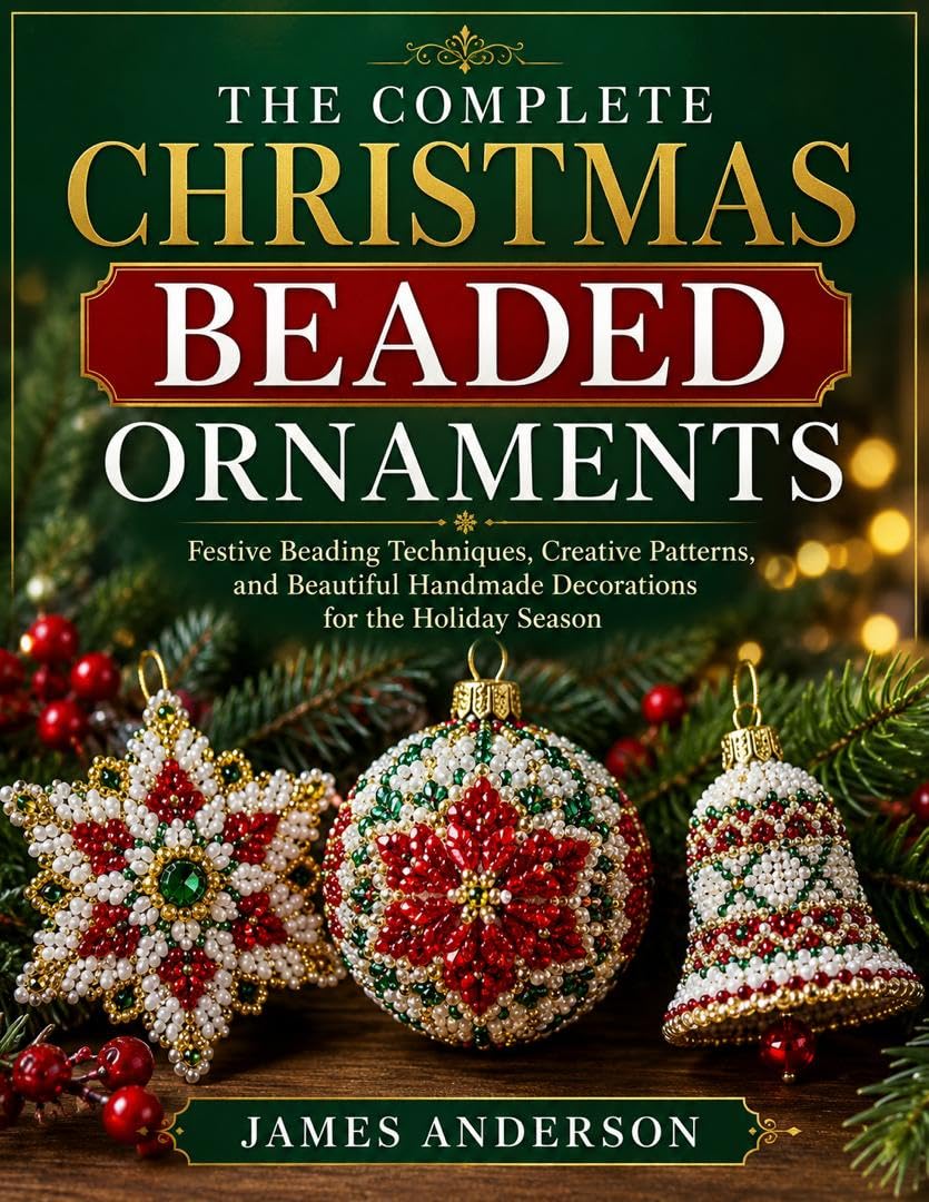 THE COMPLETE CHRISTMAS BEADED ORNAMENTS: Festive Beading Techniques, Creative Patterns, and Beautiful Handmade Decorations for the Holiday Season (English Edition) baixar livro de graça