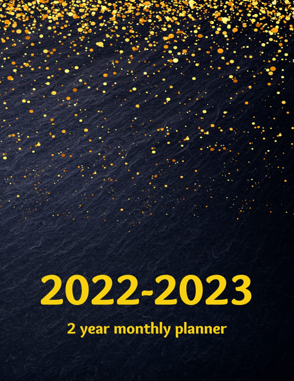 2022-2023 Two Year Monthly Planner Black and Gold Cover: Large Two Year Planner 24 Months from January 2022 to December 2023 I Monthly spreads (2... Log I Extra Lined Pages to Record Notes baixar o livro de graça
