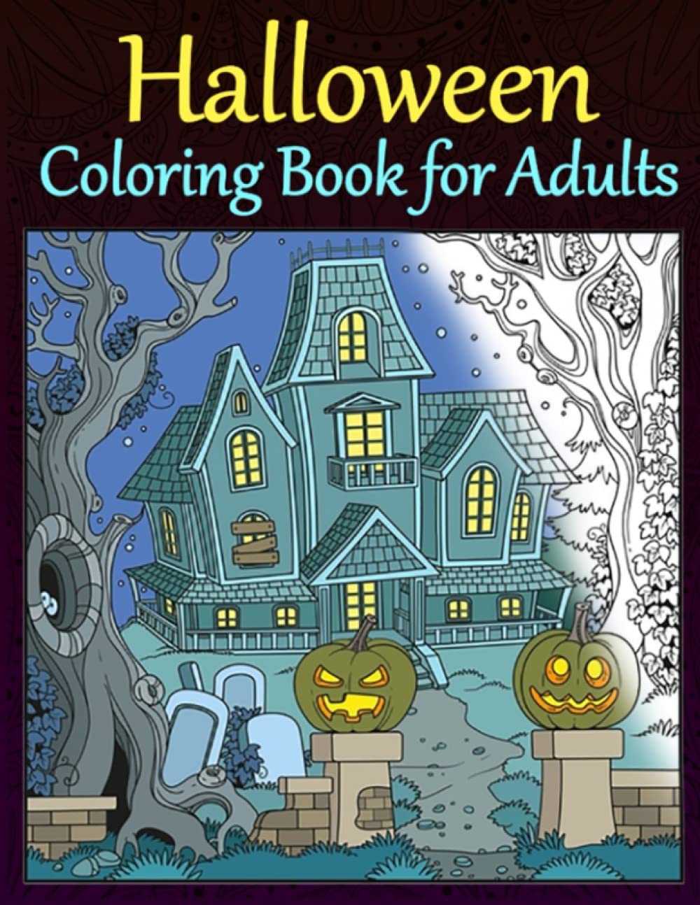Halloween Coloring Book For Adults baixar o livro de graça