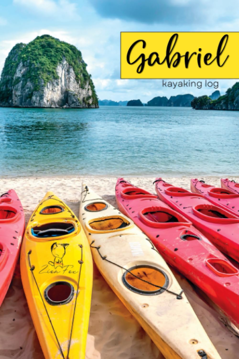 Gabriel - Kayaking Log: record/track 99+ kayaking trips in this personalized notebook