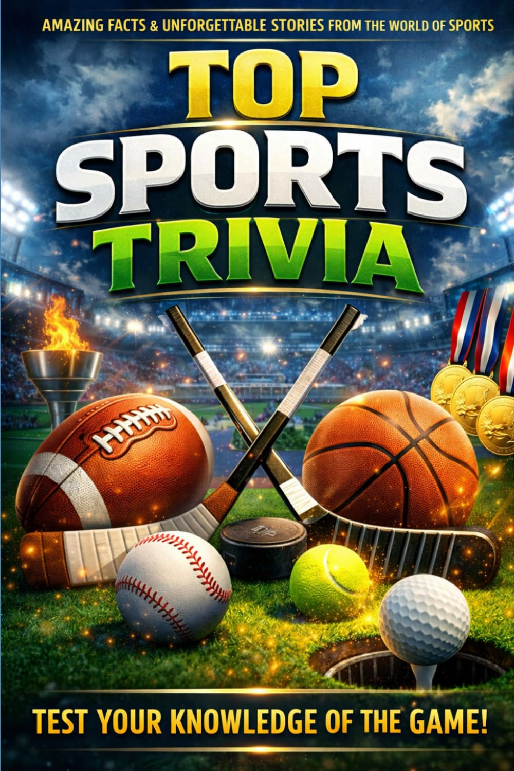 Top Sports Trivia: 1,300+ Legendary Sports Trivia Questions with Answers & Deep Explanations Across Baseball, Football, Basketball, Hockey, Tennis, Golf & More baixar o livro de graça